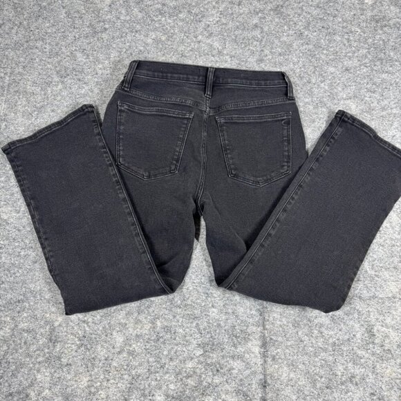 Madewell Mid Rise Kick Out Classic Black Jeans Stretchy Size 27 - Picture 13 of 14